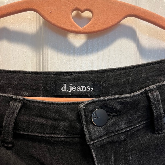 Faded Black Skinny Jeans Size 6 - Picture 2 of 4